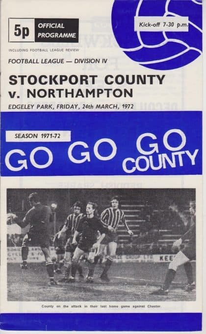 Stockport County v Northampton Town   24-Mar-1972
