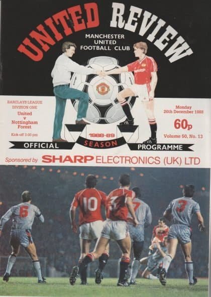 Manchester United v Nottingham Forest 26-Dec-1988