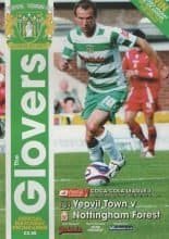 Yeovil Town v Nottingham Forest  29-Sep-2007