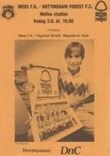 Moss FK v Nottingham Forest 03-Aug-1984