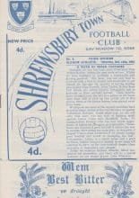 Shrewsbury Town v Oldham Athletic 12-Oct-1963