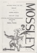 Mossley v Oldham Athletic 07-Aug-1983