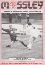 Mossley v Oldham Athletic 09-Aug-1988