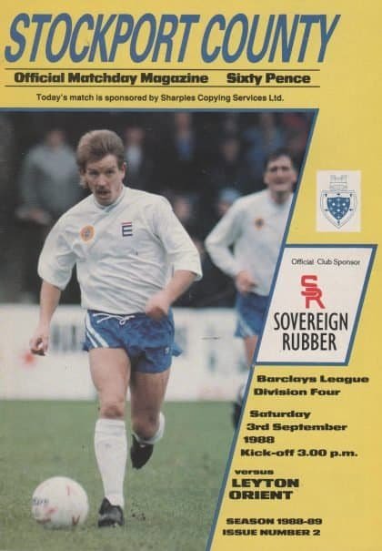 Stockport County v Leyton Orient  03-Sep-1988