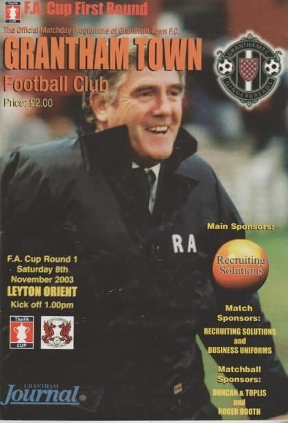 Grantham Town v Leyton Orient   08-Nov-2003