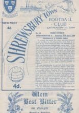 Shrewsbury Town v Peterborough United 11-Apr-1964
