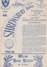 Shrewsbury Town v Peterborough United 12-May-1966