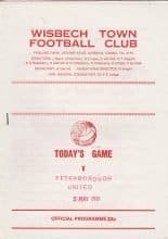 Wisbech Town v Peterborough United 05-May-1981