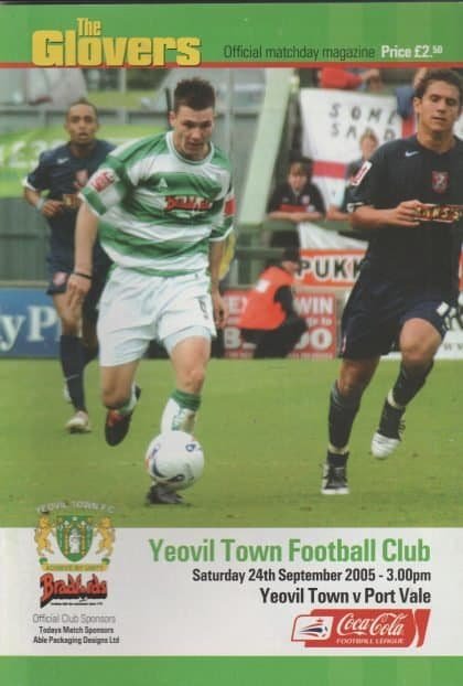 Yeovil Town v Port Vale 24-Sep-2005
