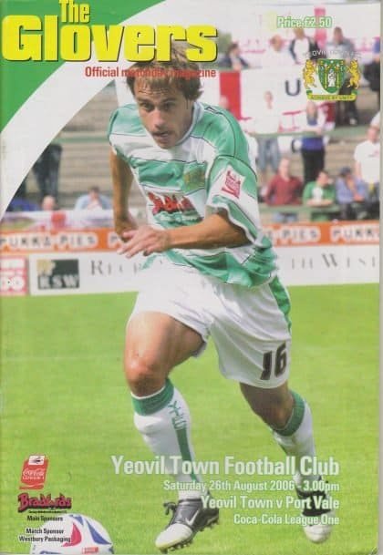 Yeovil Town v Port Vale  26-Aug-2006
