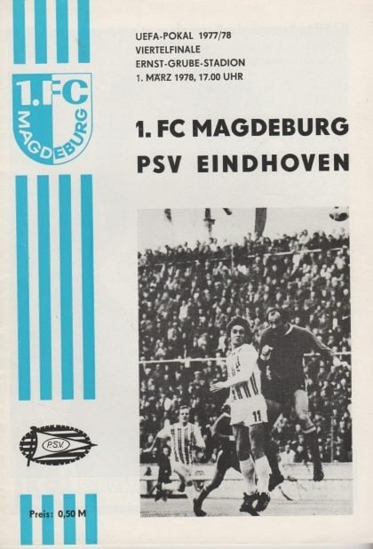 1FC Magdeburg vs PSV Eindhoven  01-Mar-1978