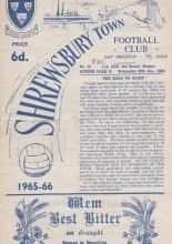 Shrewsbury Town v Queens Park Rangers  26-Jan-1966