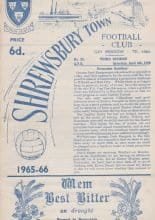 Shrewsbury Town v Queens Park Rangers  09-Apr-1966