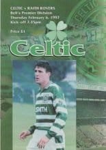 Glasgow Celtic v Raith Rovers  06-Feb-1997