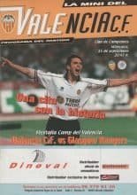 Valencia v Glasgow Rangers 15-Sep-1999