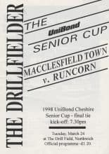 Macclesfield Town v Runcorn 24-Mar-1998