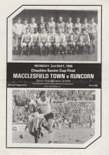 Macclesfield Town v Runcorn 02-May-1988