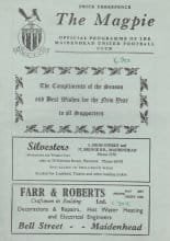 Maidenhead United v Slough Town 26-Dec-1961