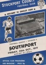 Stockport County v Southport 28-Oct-1977