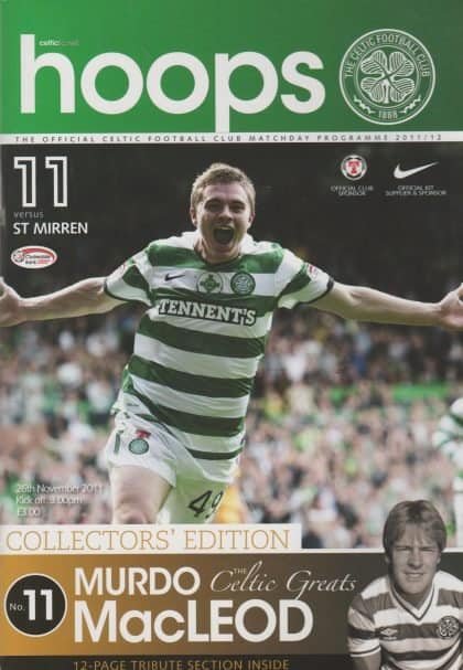 Glasgow Celtic v St Mirren 26-Nov-2011