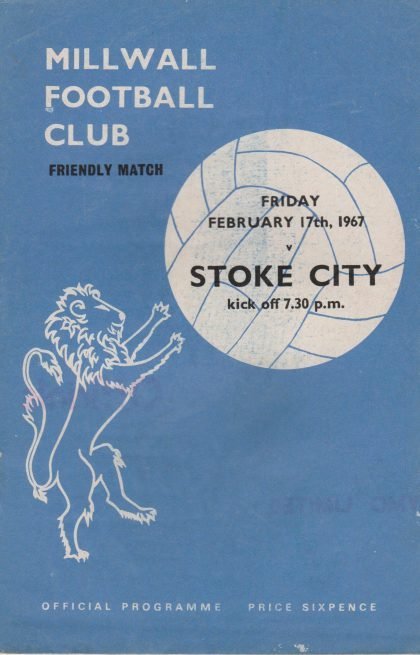 Millwall v Stoke City 17-Feb-1967