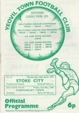 Yeovil Town v Stoke City 30-Apr-1975