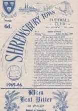 Shrewsbury Town v Swansea Town 03-Sep-1965