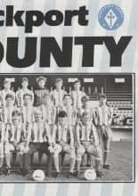 Stockport County v Tranmere Rovers 26-Aug-1986