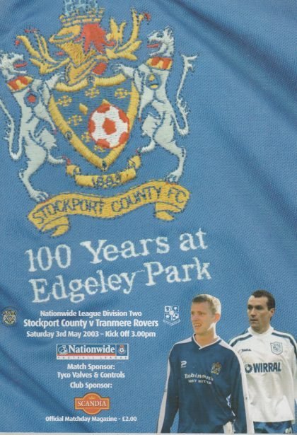Stockport County v Tranmere Rovers  03-May-2003