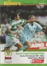 Yeovil Town v Walsall  10-Sep-2005