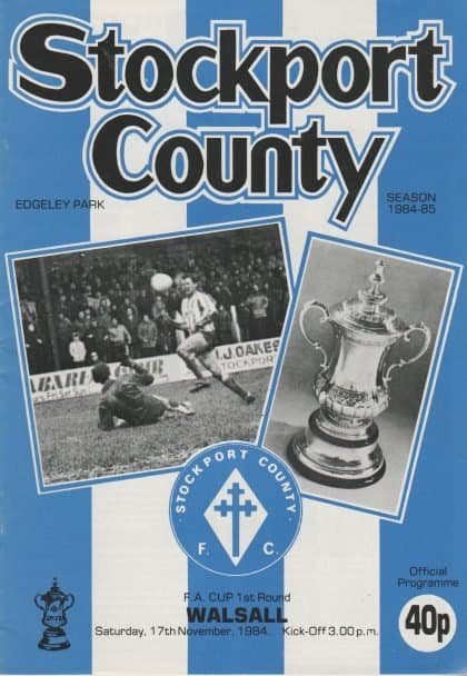 Stockport County v Walsall  17-Nov-1984