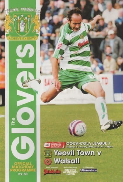 Yeovil Town v Walsall  08-Jan-2008