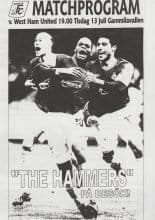 Umea v West Ham United 13-Jul-2004