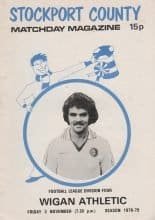Stockport County v Wigan Athletic  03-Nov-1978