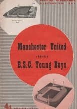 Manchester United v Young Boys Berne  01-Oct-1958
