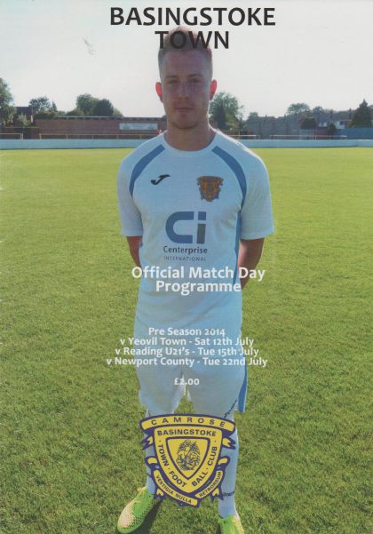 Basingstoke Town v Reading u21  15-Jul-2014