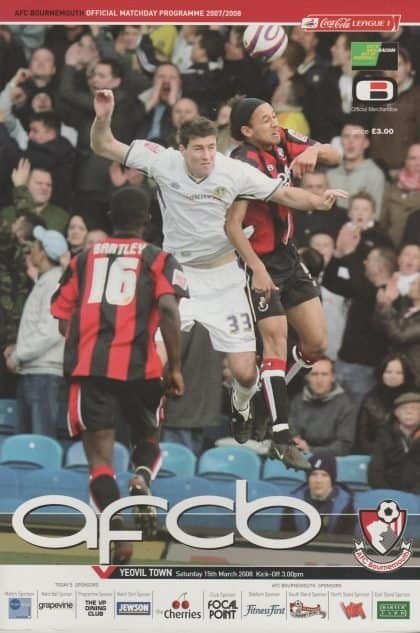 AFC Bournemouth v Yeovil Town 15-Mar-2008
