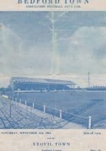 Bedford Town v Yeovil Town  21-Sep-1963