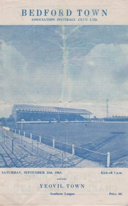 Bedford Town v Yeovil Town  21-Sep-1963