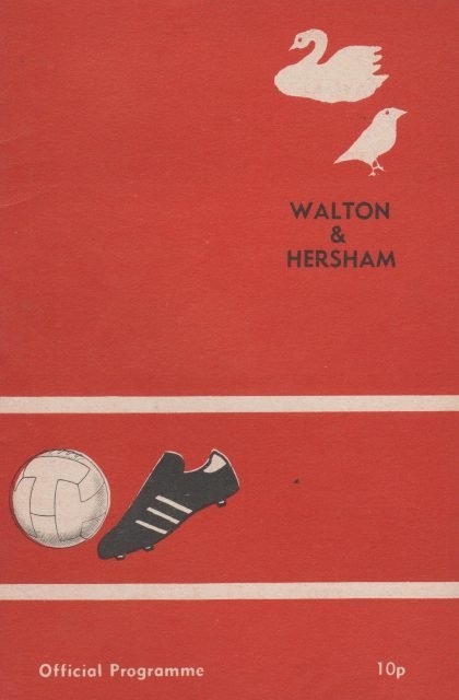 Walton & Hersham v Wembley 13-Sep-1977