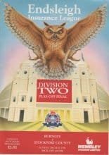 Burnley v Stockport County 29-May-1994