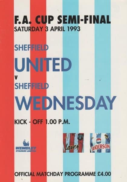 Sheffield United v Sheffield Wednesday 03-Apr-1993