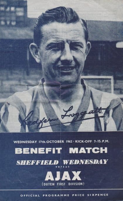 Sheffield Wednesday v Ajax  17-Oct-1962