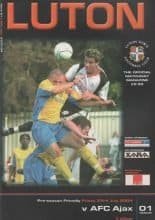 Luton Town v Ajax  23-Jul-2004