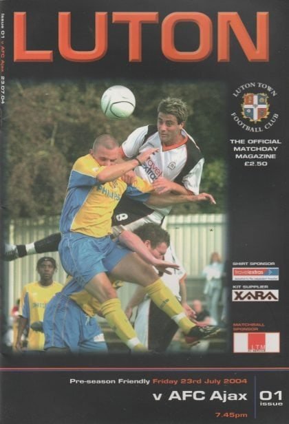 Luton Town v Ajax  23-Jul-2004