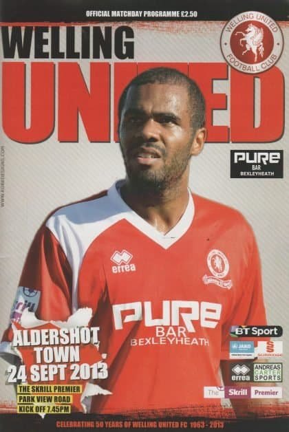 Welling United v Aldershot Town  24-Sep-2013