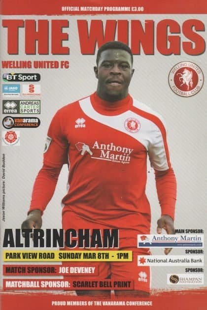 Welling United v Altrincham  08-Mar-2015