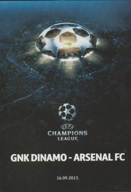 Dinamo Zagreb v Arsenal  16-Sep-2015