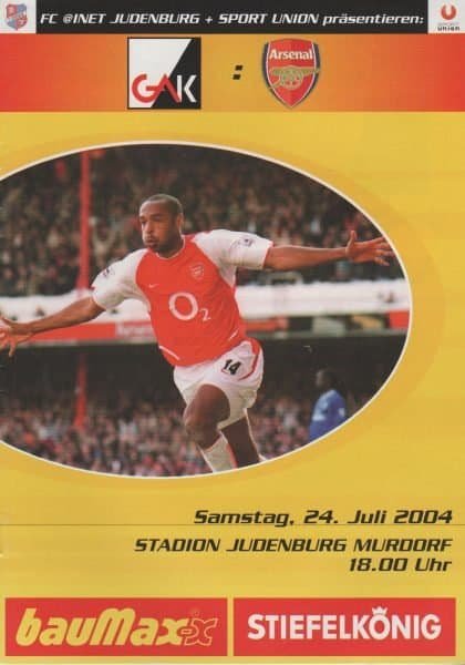 GAK Graz v Arsenal 24-Jul-2004