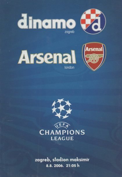 Dinamo Zagreb v Arsenal  08-Aug-2006